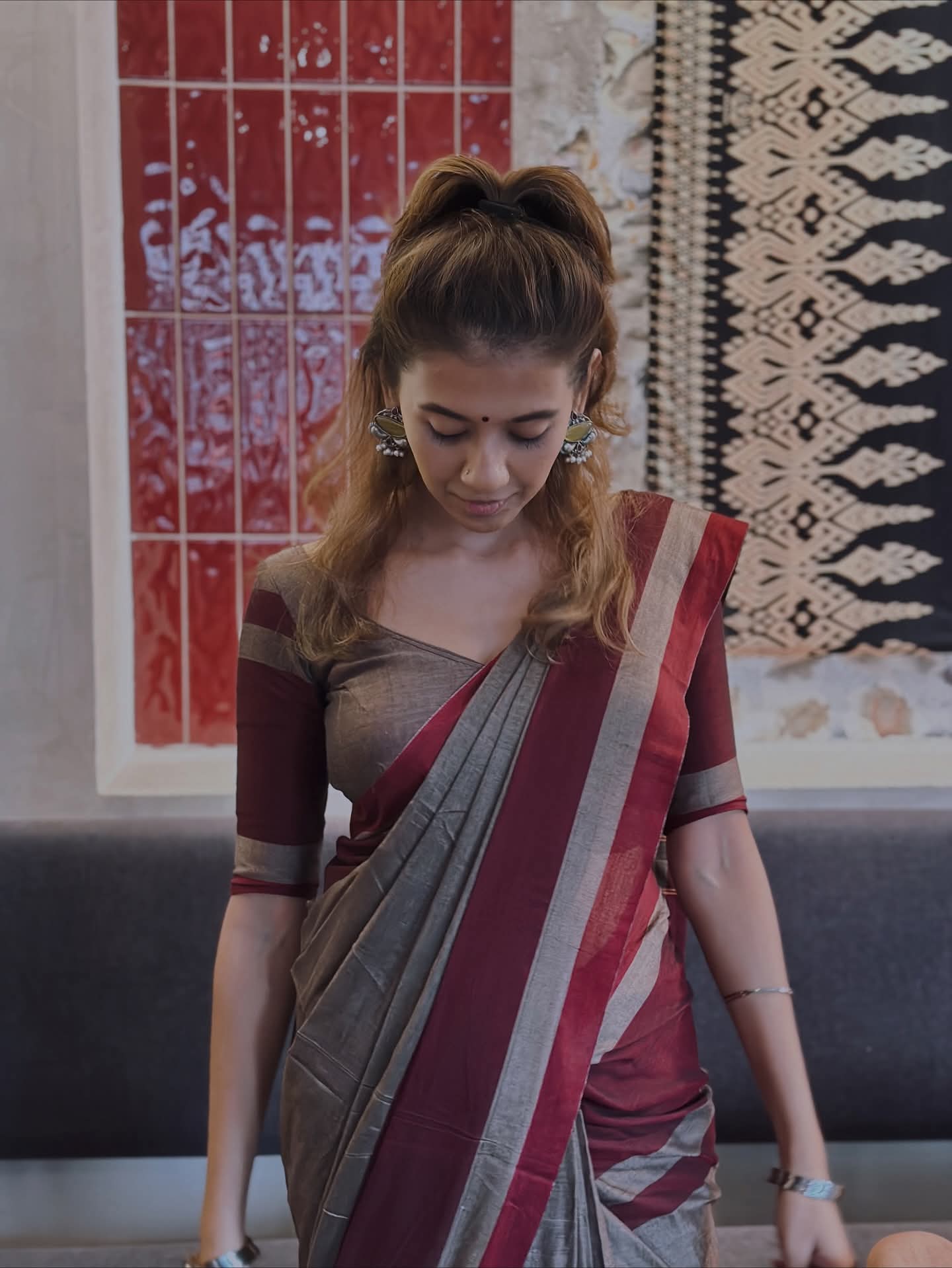 Subashini Asokan - Malaysia Saree Beauty - Malaysia Saree Model - Malaysia Beautiful Woman - Malaysia Saree Blouse Fashion - Malaysia Beautiful Actor