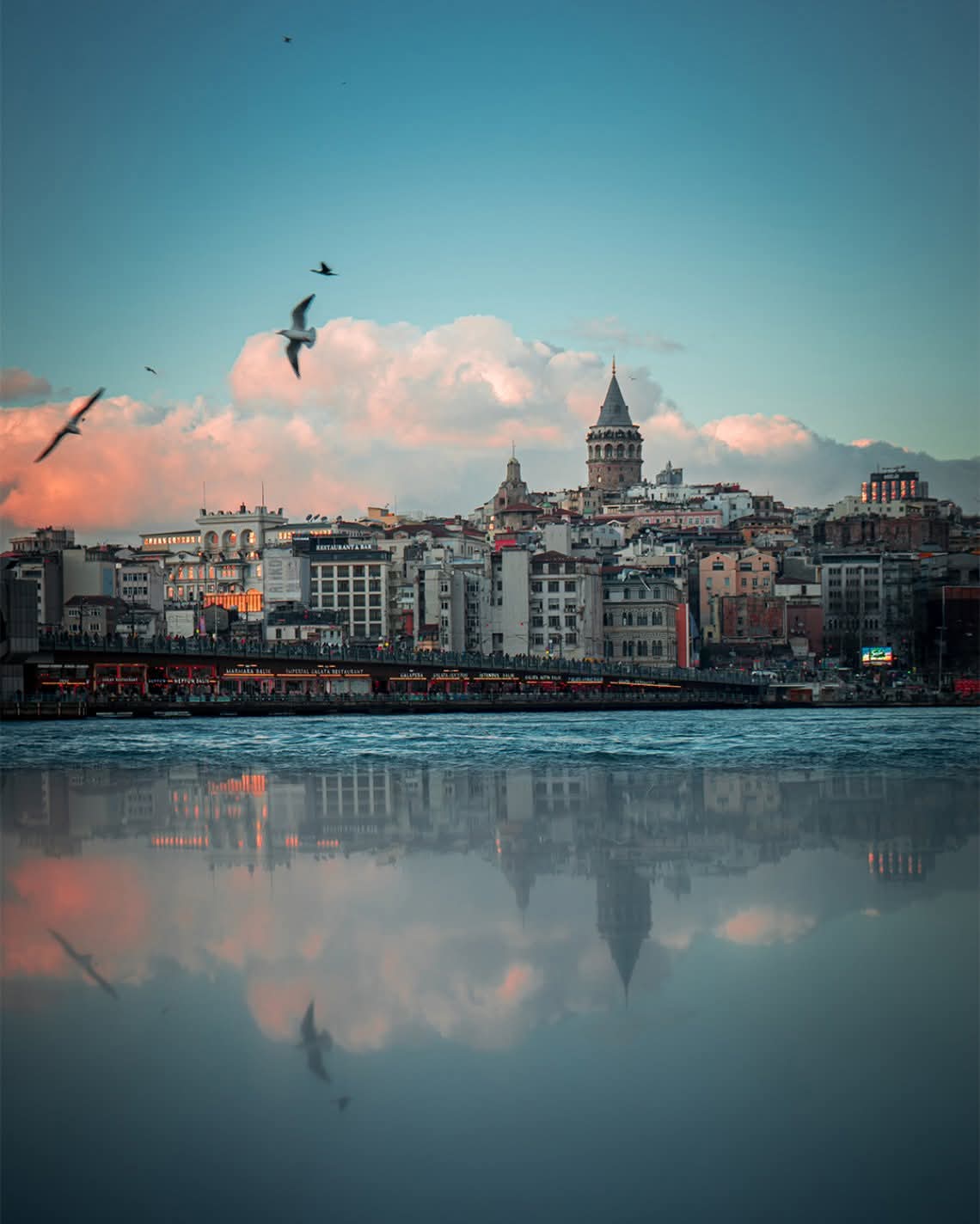 Galata tower, Istanbul, Turkey 💙🩷