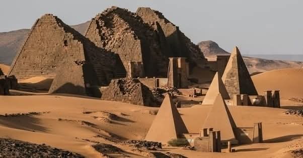 The Nubian pyramids in Sudan (700 BC)