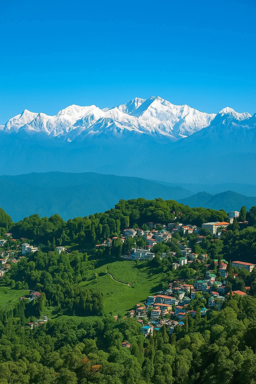 A Clear View of Kanchanjangha India