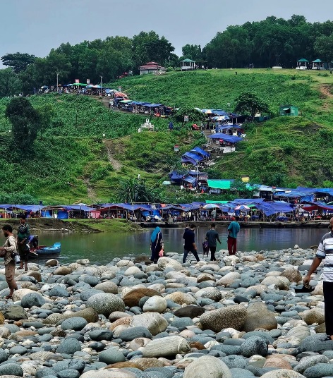 জাফলং, গোয়াইনঘাট, সিলেট, বাংলাদেশ।🇧🇩