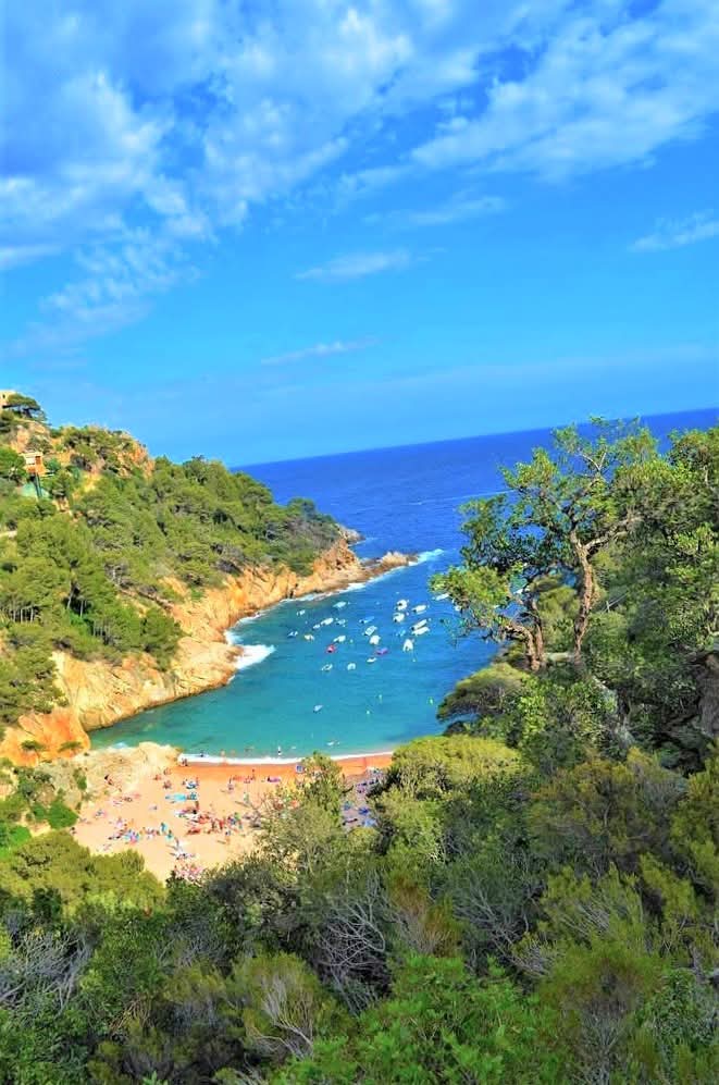 Cala Pola, Tossa de Mar, Costa Brava, Spain.