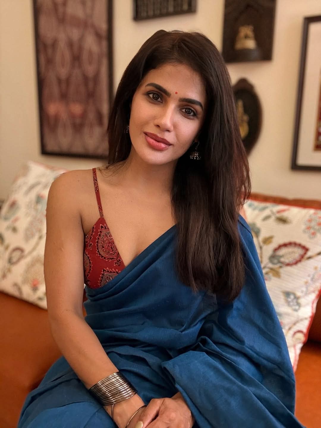 Meghna Reddy - Indian Saree Beauty