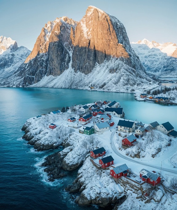 Arctic fishing village in Reine, Norway!