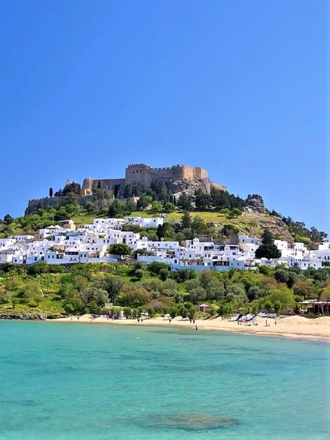 Lindos, Rhodes Island, Greece.
