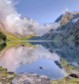 Lake Marian, New Zealand.