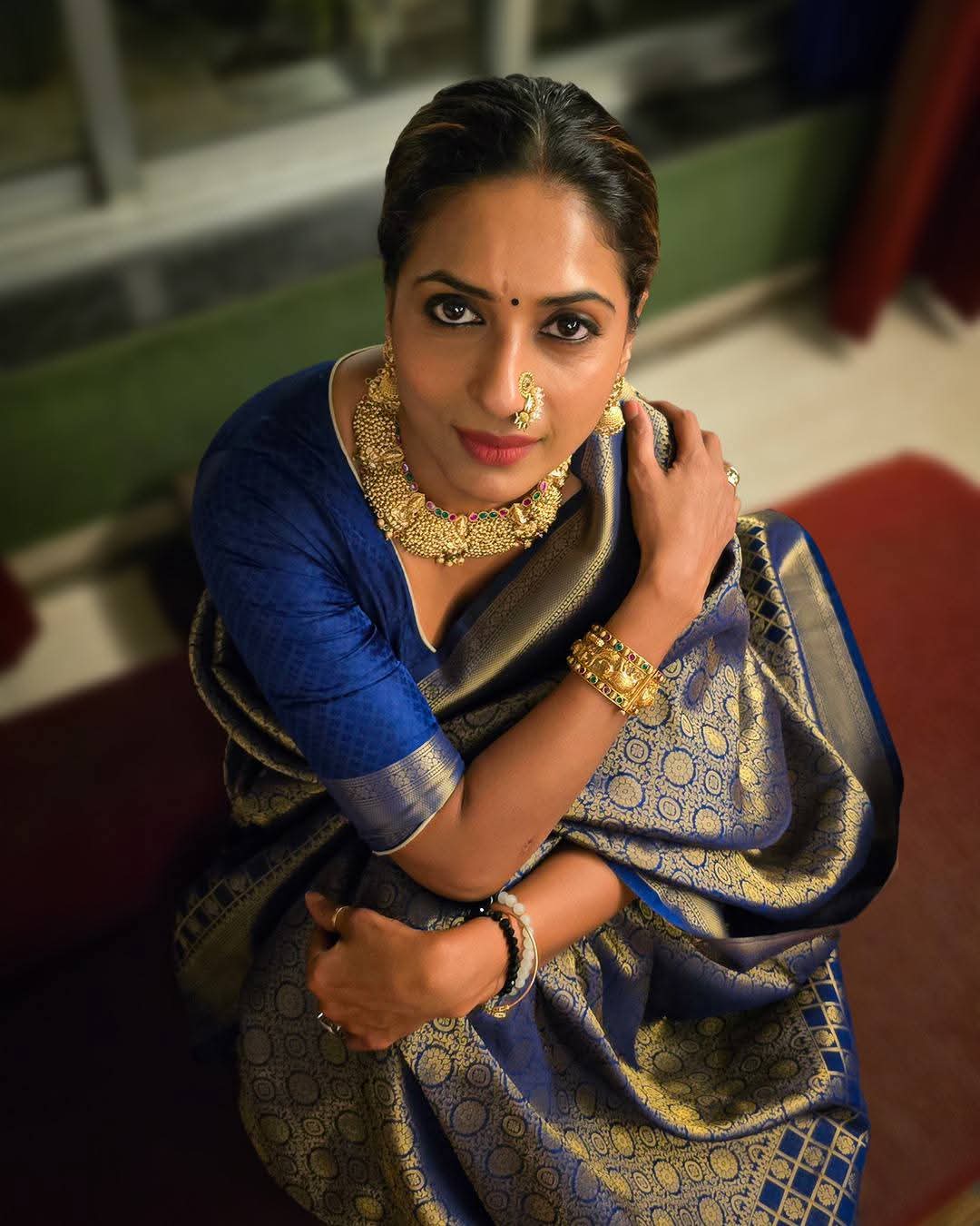 Sandhya Shetty - Indian Beautiful Actor - Indian Saree Beauty - Indian Saree Model - Indian Saree Lover