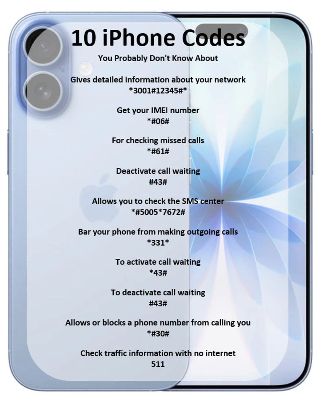 Here's my iPhone handbook! 💯
Save this for quick reference! 🔖
iPhone code! 👍