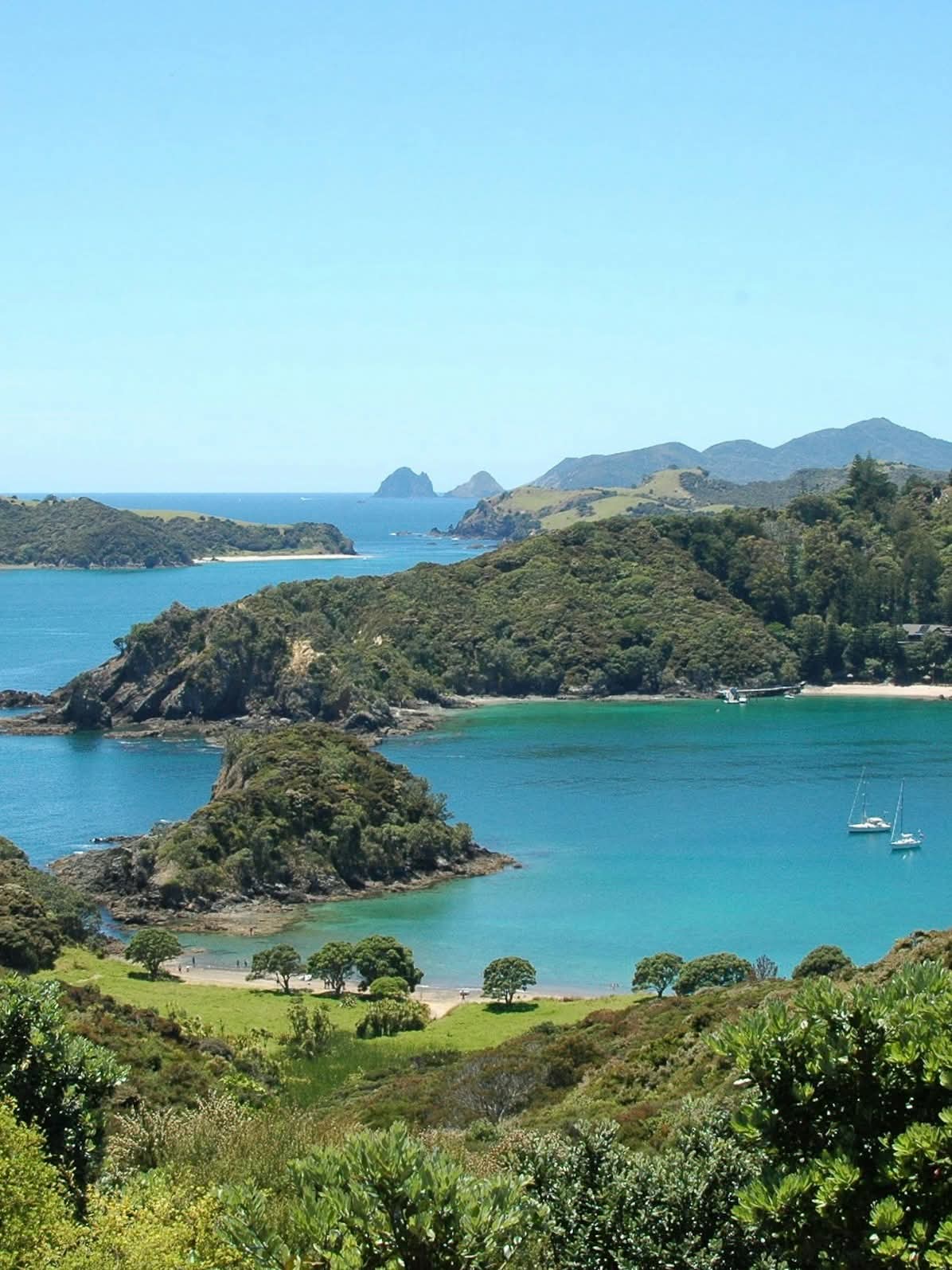 Bay of Islands, North Island, New Zealand.