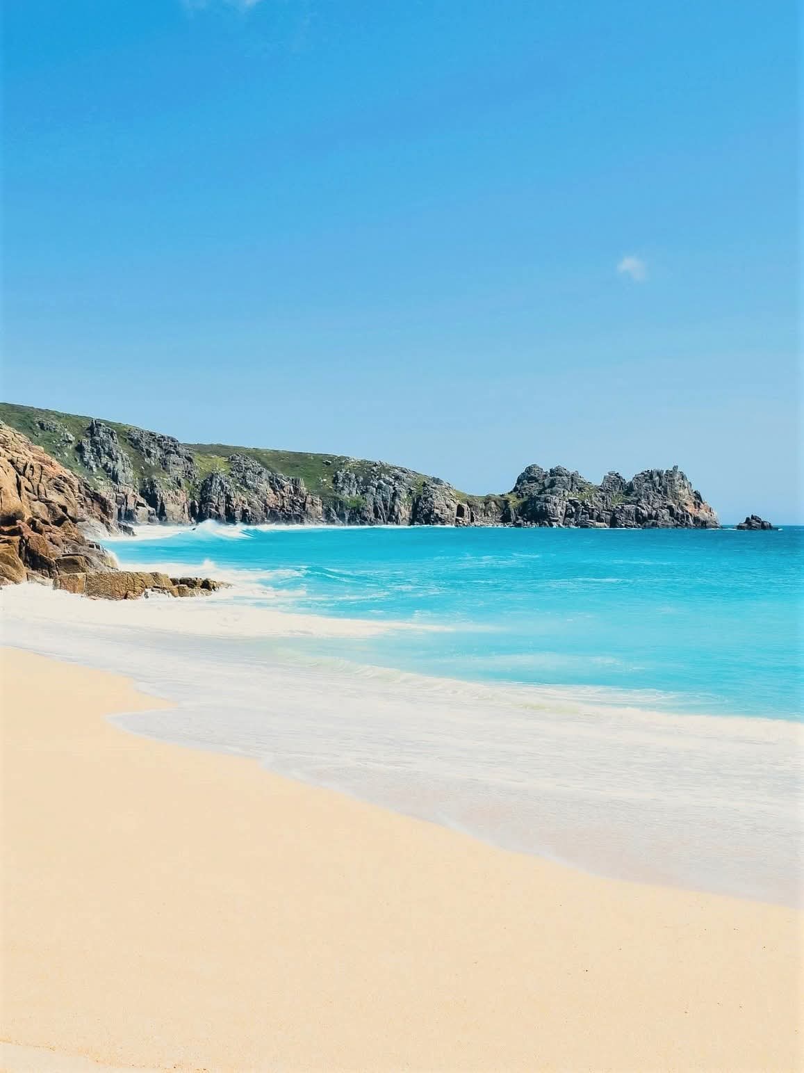 Porthcurno, Cornwall, UK.