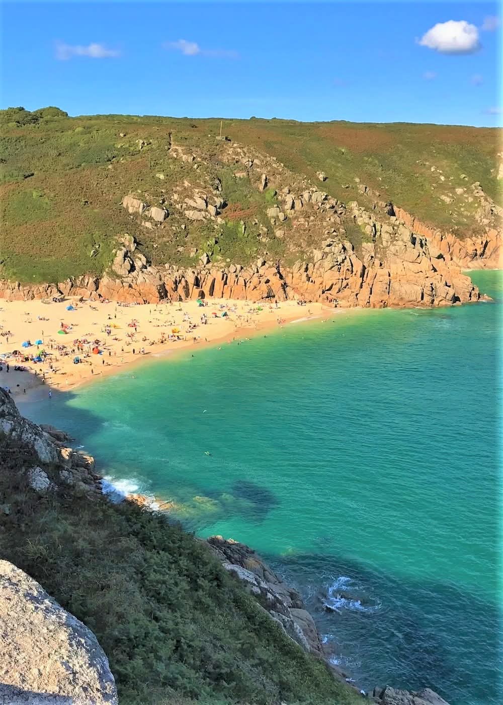 Porthcurno, Cornwall, UK.
