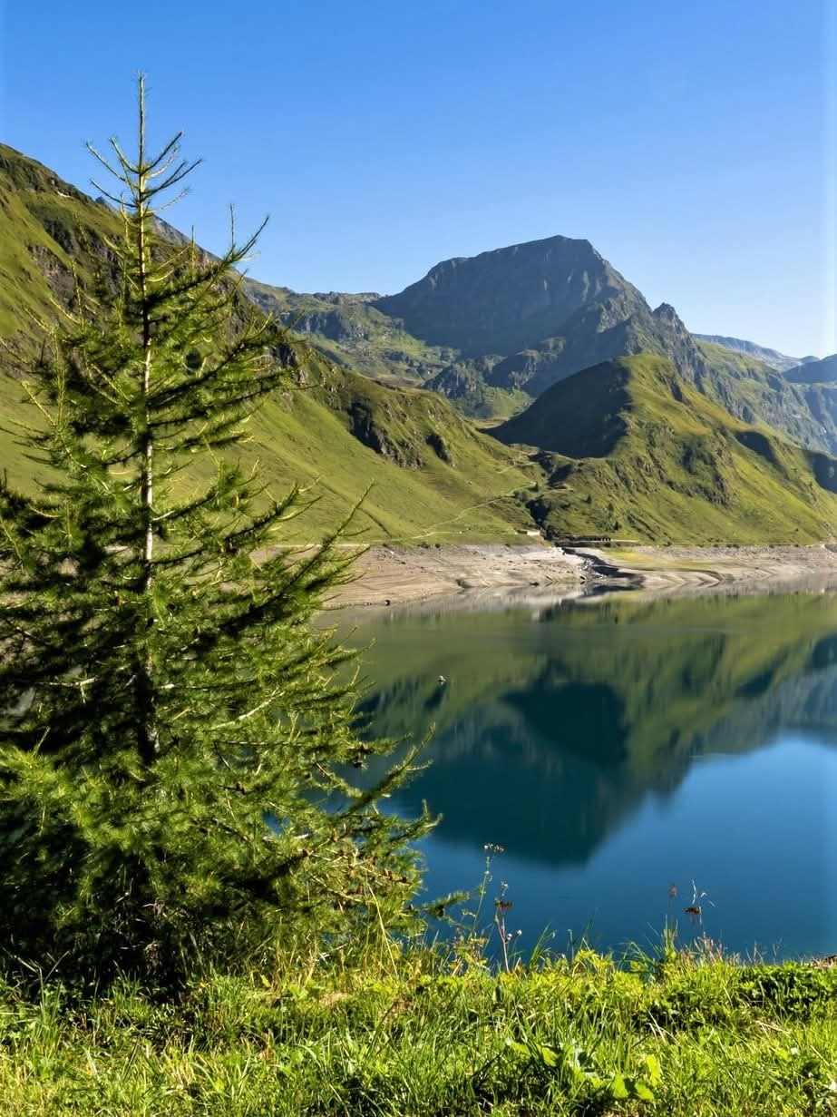 Lago Ritom, Ticino, Switzerland.
