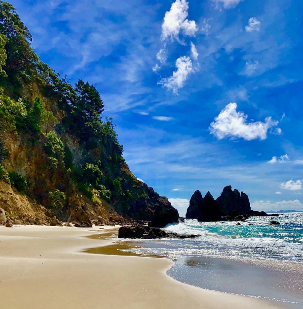 Otama Beach and Reserve, Waikato Region, New Zealand.