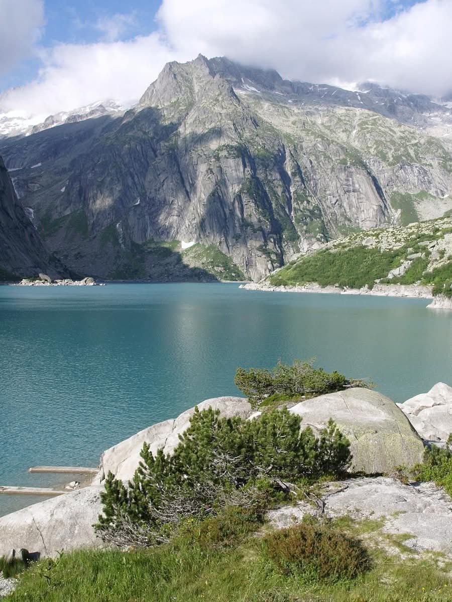 Gelmersee, Bernese Oberland, Switzerland.