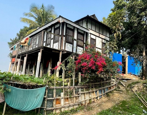 মুন্সীগঞ্জের গ্রামীণ দৃশ্য। বিক্রমপুরের সুন্দর ছবি। কাঠের ঘরের সুন্দর ছবি।