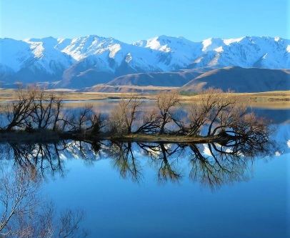 Lake Heron, New Zealand.