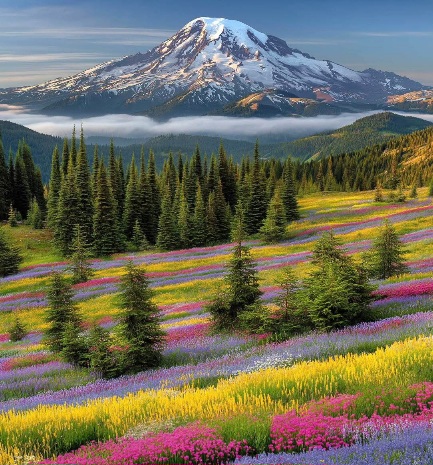 Mount Rainier National Park in Washington 😍