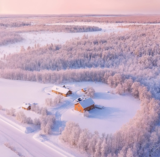 ❄️ Winter wonderland in Lapland, Finland!
