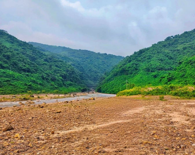 সুনামগঞ্জের তাহিরপুরে নান্দনিক লাকমাছড়ার সুন্দর দৃশ্য।