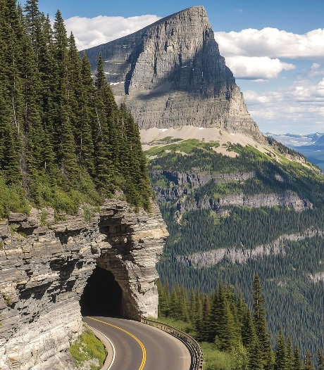 Going-to-the-Sun Road, Glacier National Park, Montana 😍