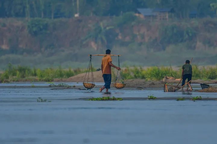 মহানন্দা নদী তেঁতুলিয়া, বাংলাদেশ।🇧🇩