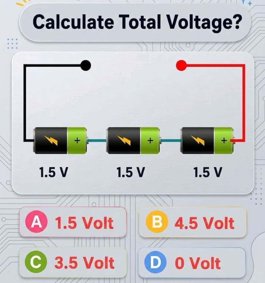 Calculate Total Voltage.