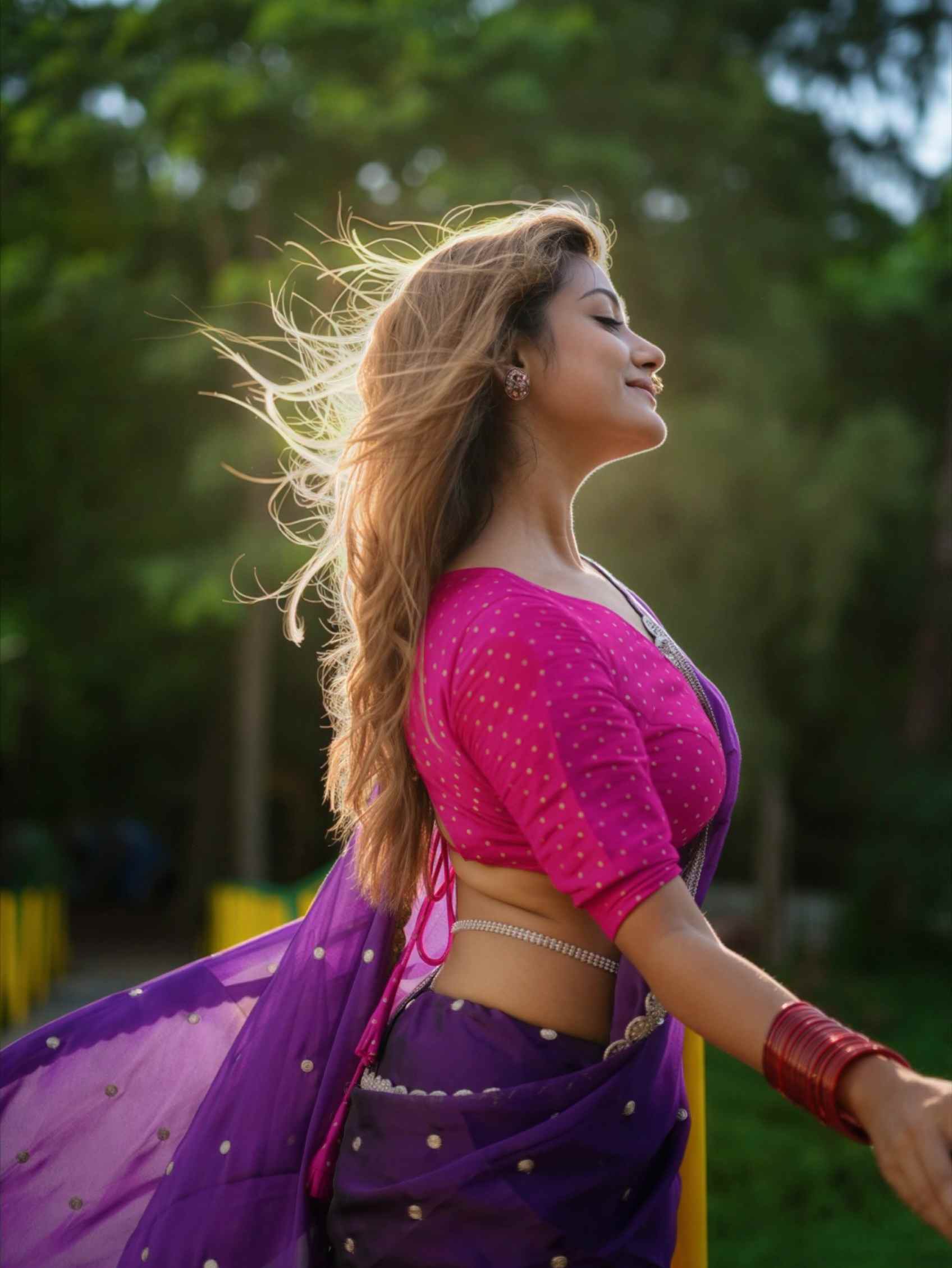 Saheli DebRay - silk saree blouse designs - saree blouse designs - pattu saree blouse designs - cotton saree blouse designs - fancy saree blouse designs -back neck silk saree blouse designs - kerala saree blouse - kerala saree blouse designs - net saree blouse designs - silk saree blouse neck design - modern banarasi saree blouse design - organza saree blouse designs - readymade saree blouse - purple saree blouse - plain cotton saree blouse