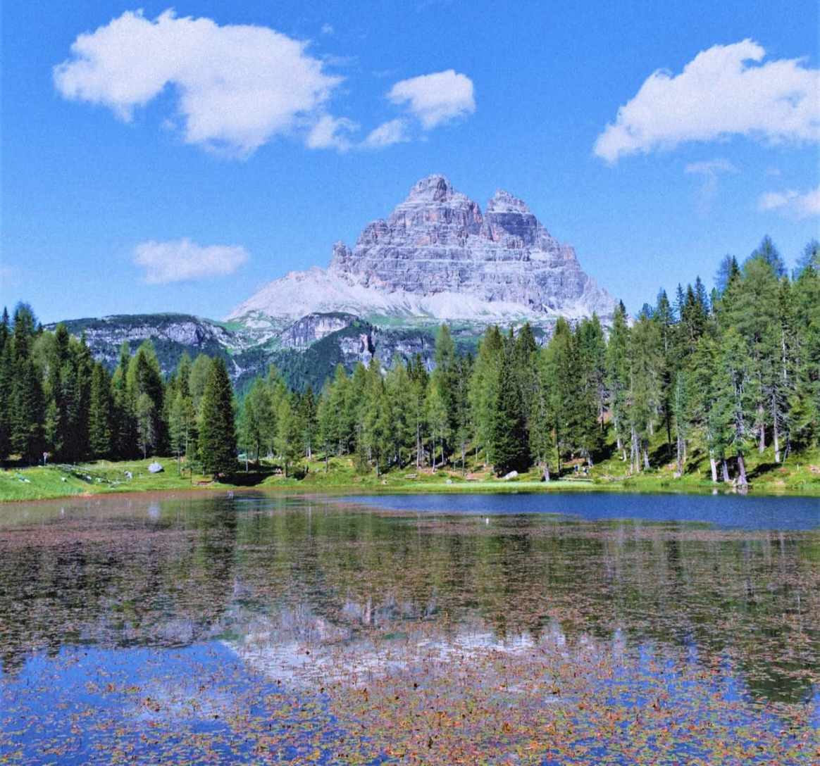 Lago d'Antorno, Veneto, Italy.