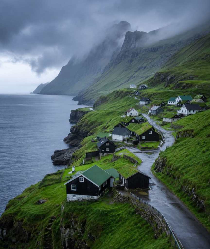 Rainy day in Faroe islands 🇫🇴💚🌧️