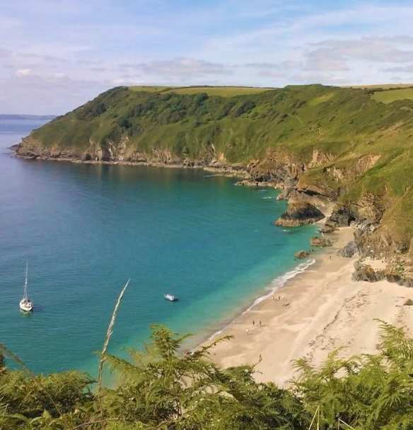 Coast in Cornwall-UK.